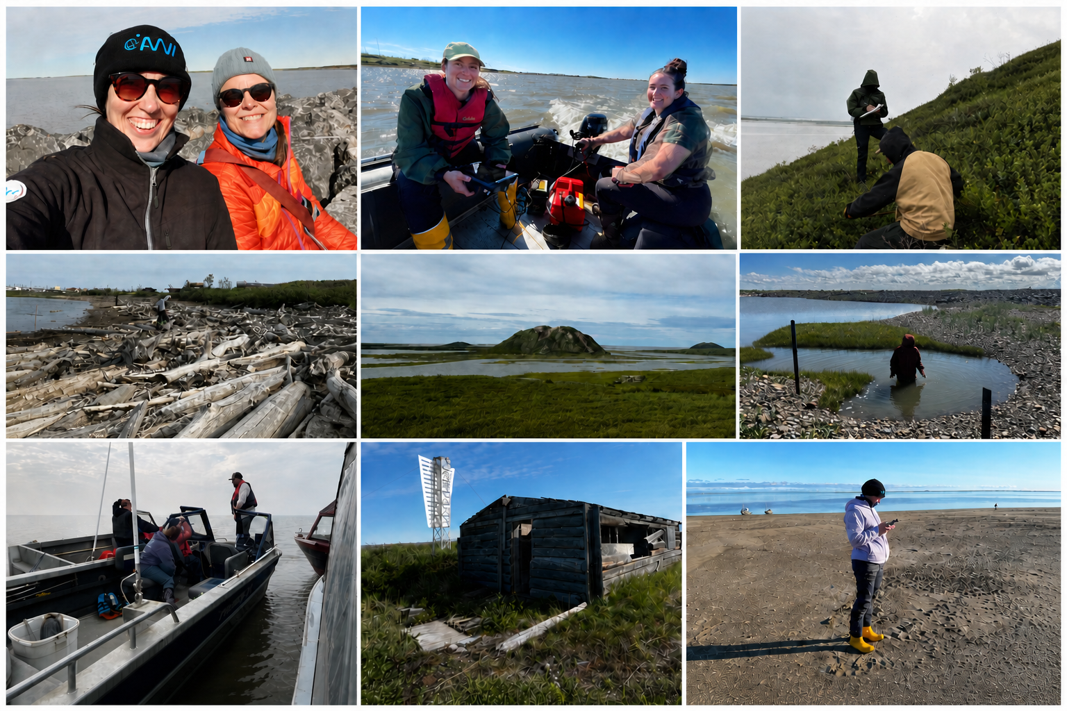 tuktoyaktuk fieldwork collage v2